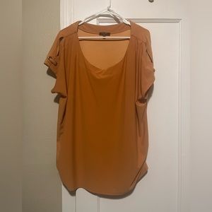 Orange dress shirt size 3x
